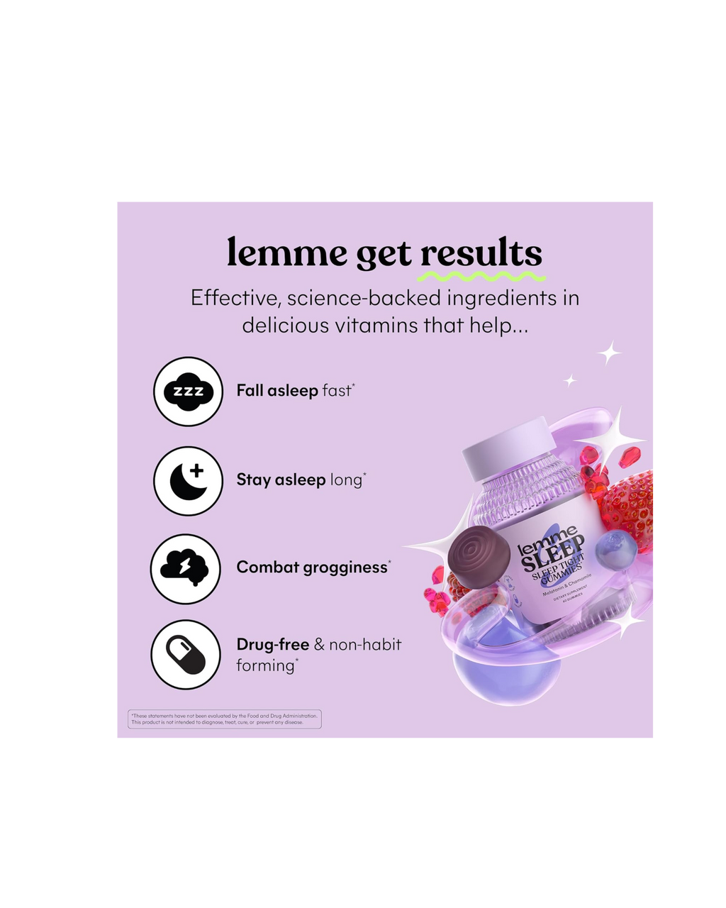 Lemme Sleep – Gomitas para Dormir (importado)