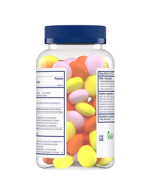 Alka-Seltzer Heartburn Relief Chews Extra Strength – Sabores surtidos (200 tabletas)