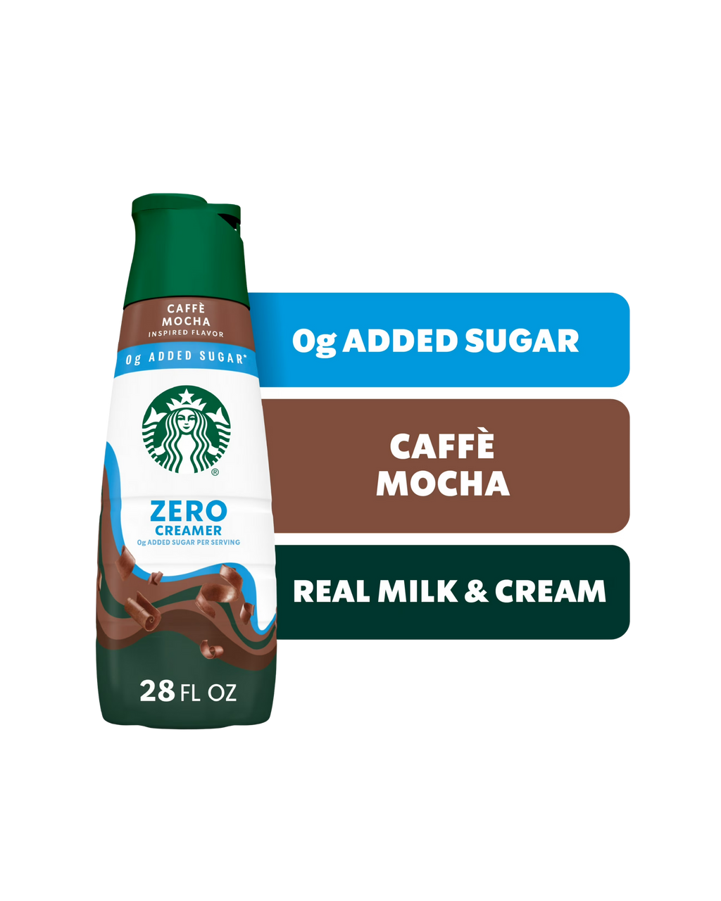 Starbucks Creamer Zero Caffè Mocha – Sin Azúcar Añadida