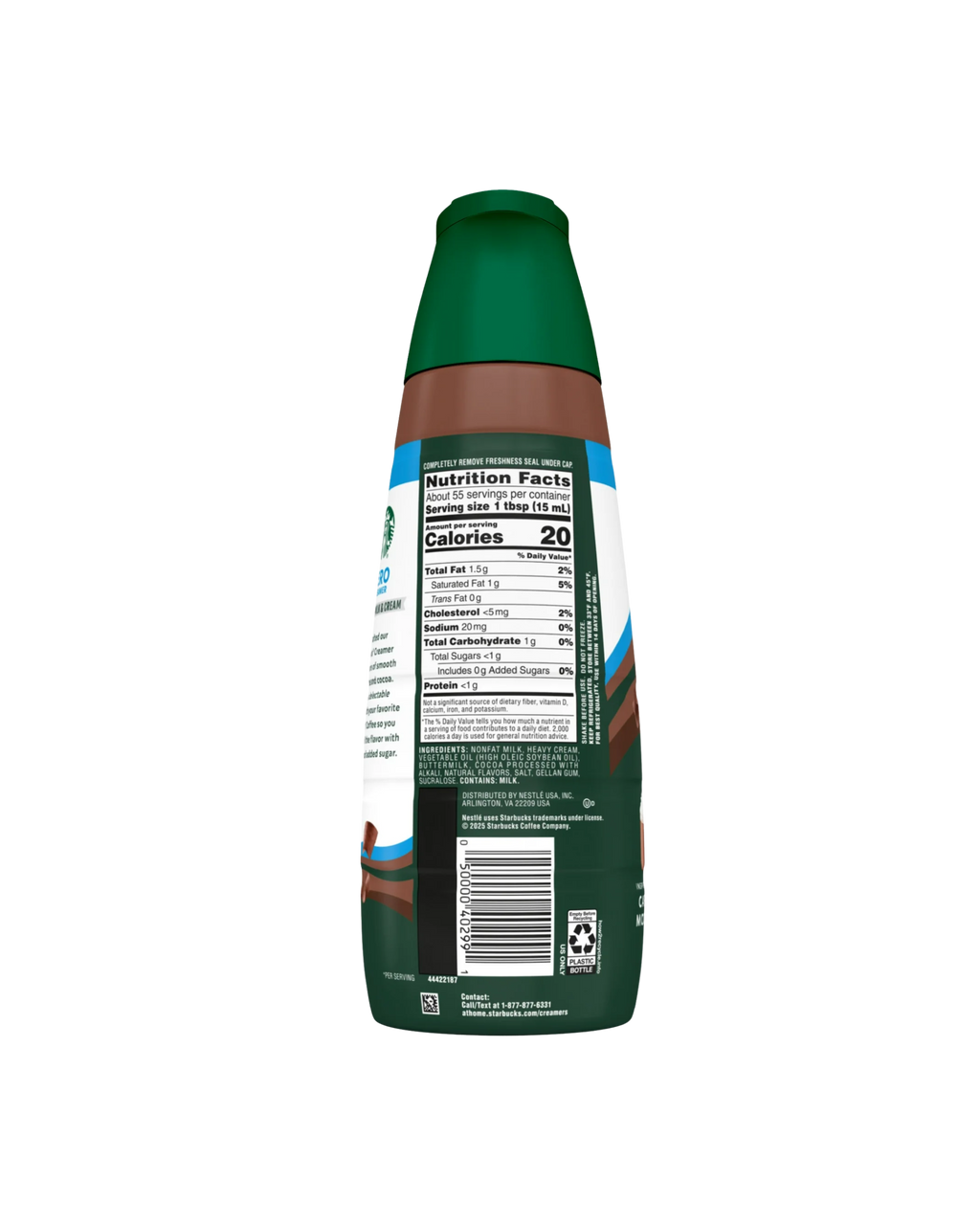 Starbucks Creamer Zero Caffè Mocha – Sin Azúcar Añadida