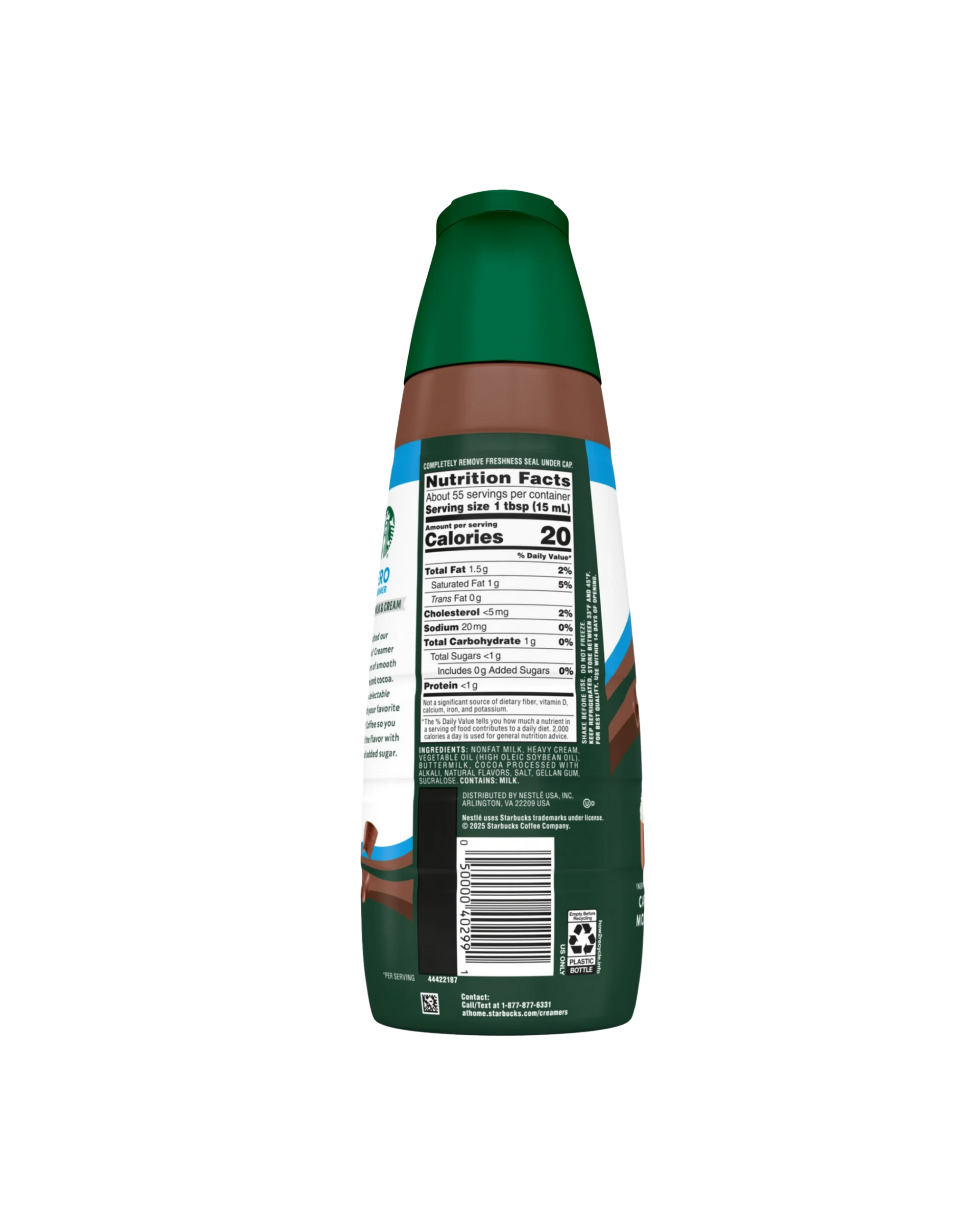 Starbucks Creamer Zero Caffè Mocha – Sin Azúcar Añadida