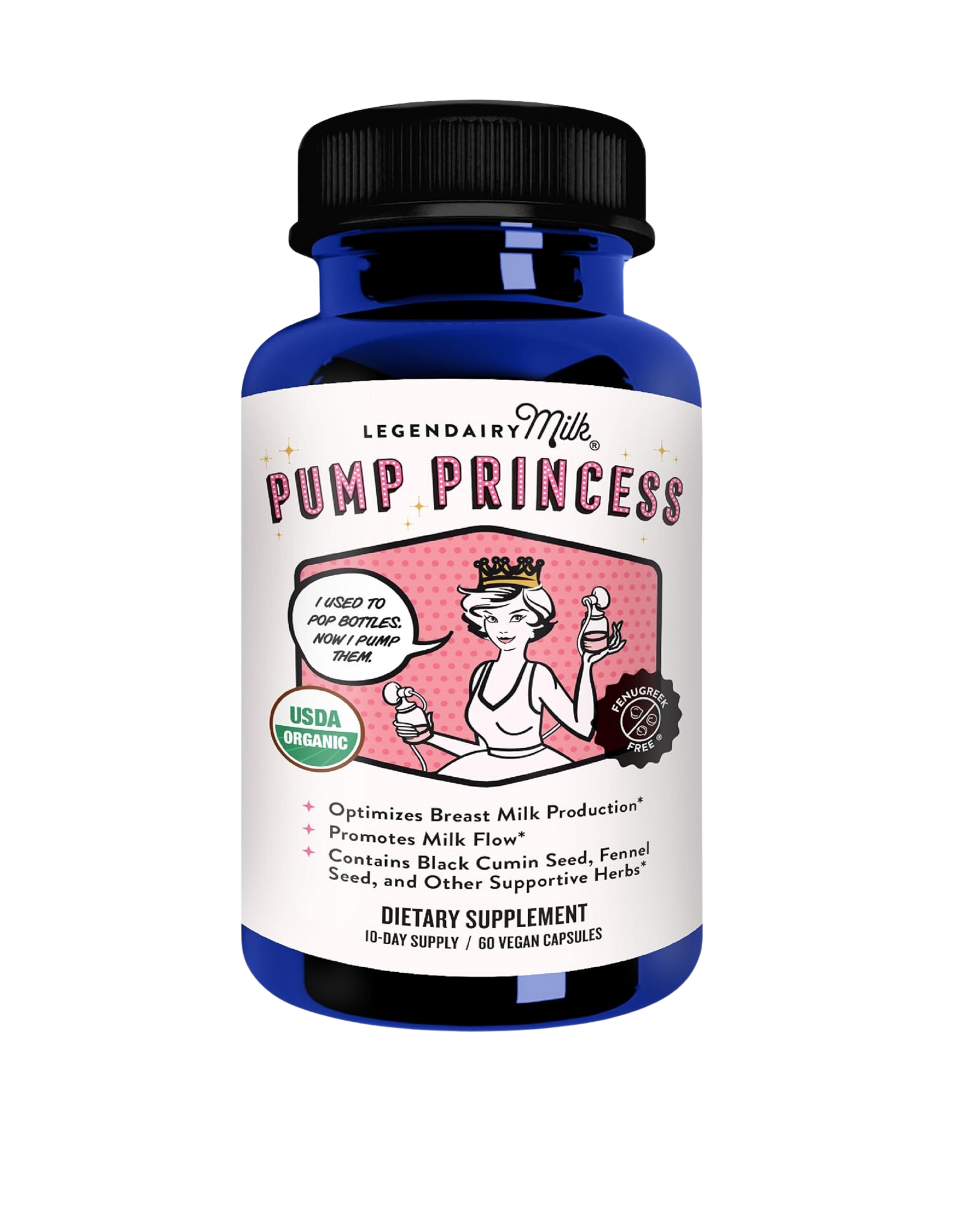 Pump Princess – Suplemento para lactancia (60 cápsulas)
