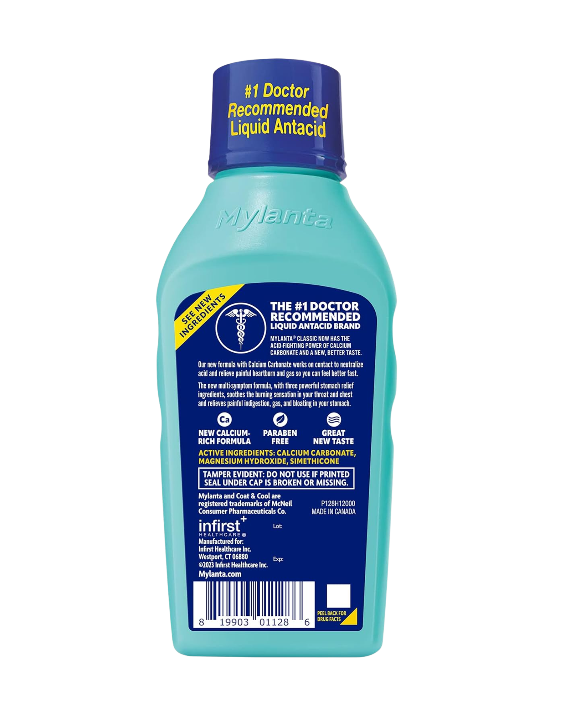 Mylanta Classic – Antiácido Líquido + Anti-Gas | 355 ml (Importado)
