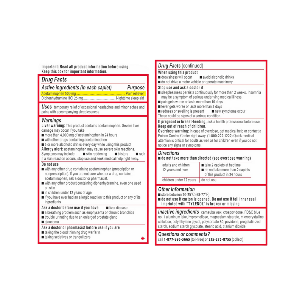 Tylenol PM Extra Strength