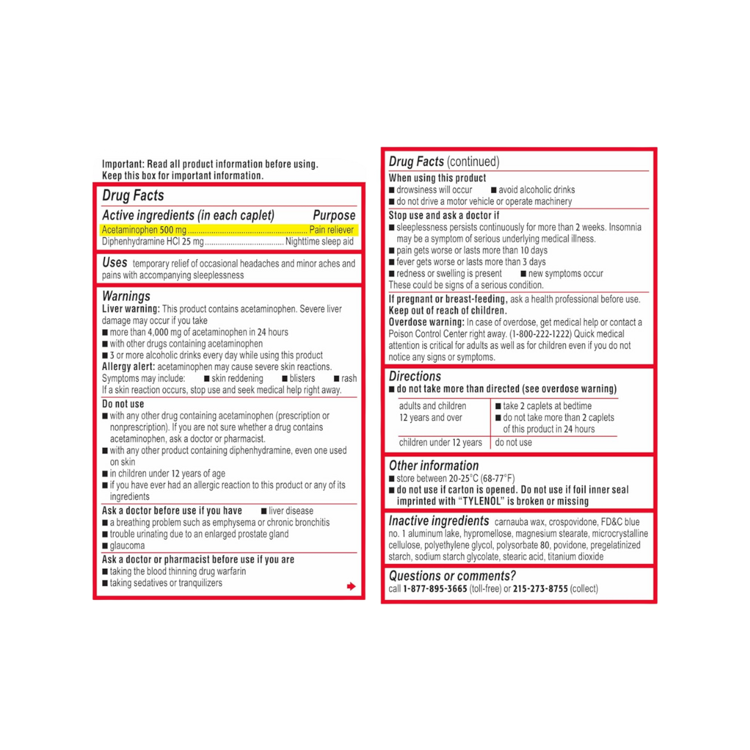 Tylenol PM Extra Strength