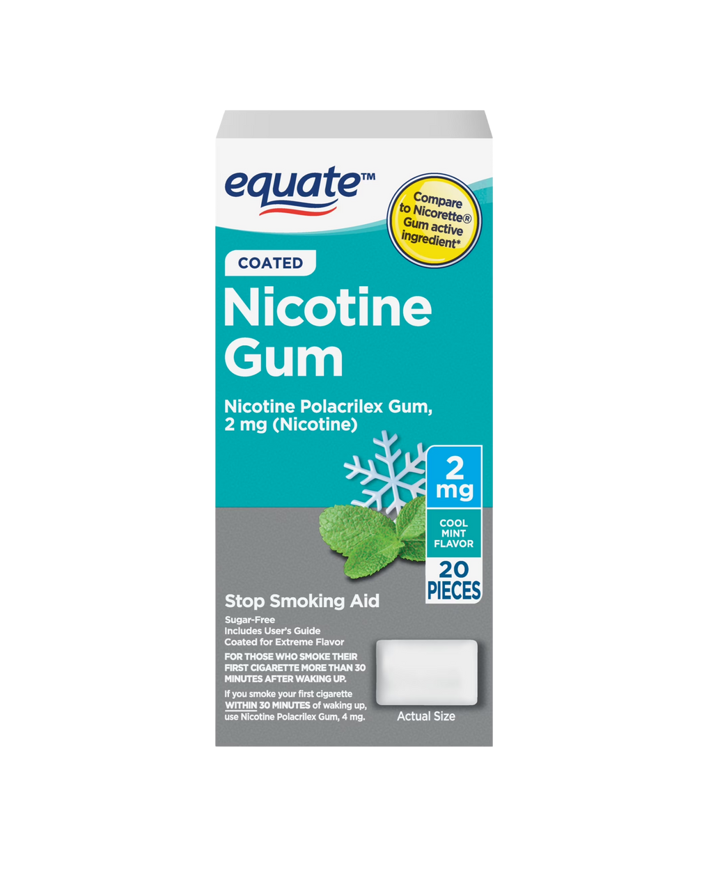 Nicotine Gum 2 mg – Menta (20 piezas)