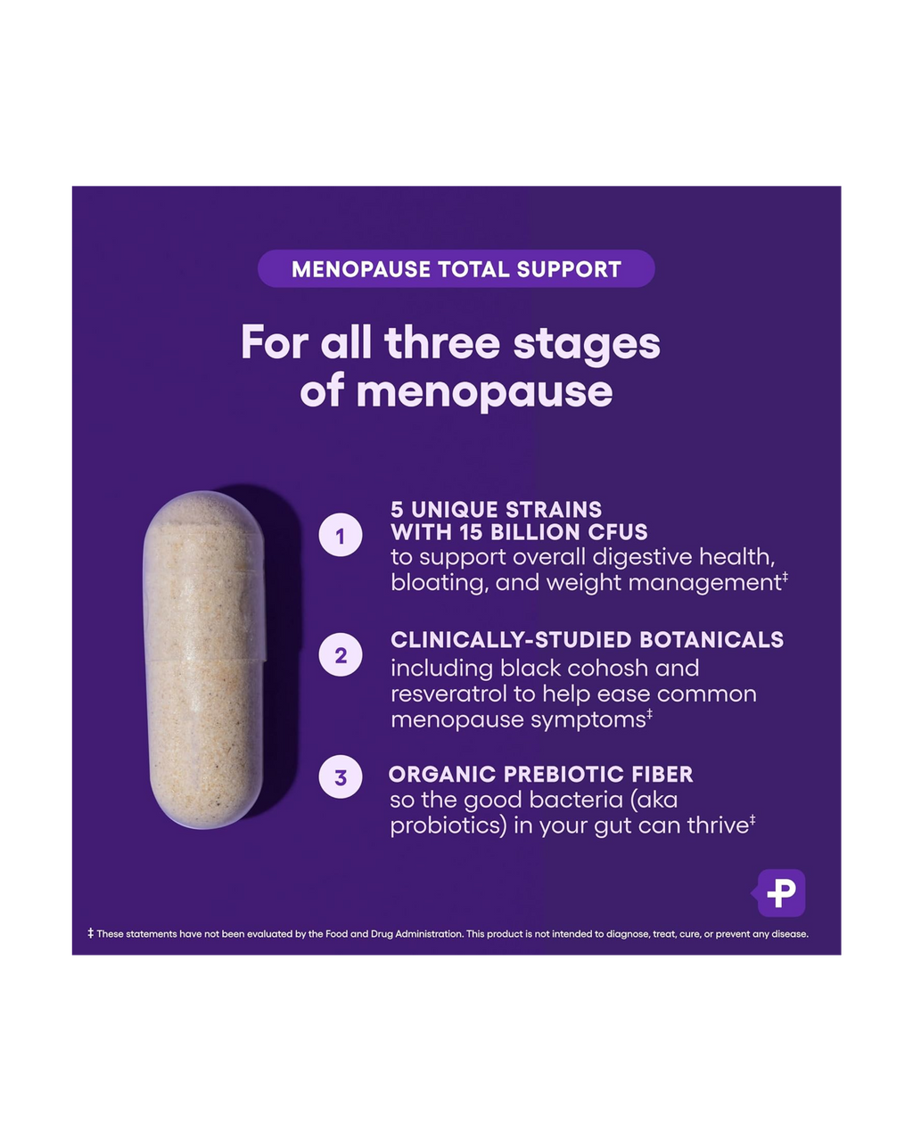 Menopause Total Support | Apoyo para la Menopausia Natural | 30 cápsulas