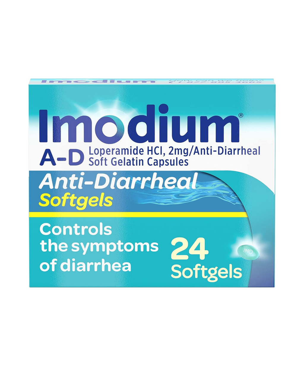 Imodium A-D Softgels (24 cápsulas)
