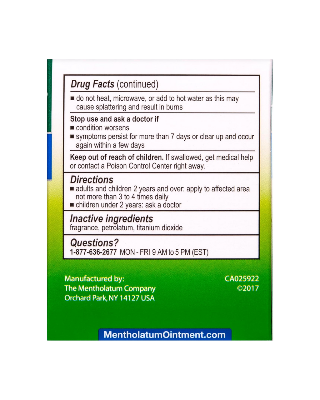 Mentholatum Original Ointment