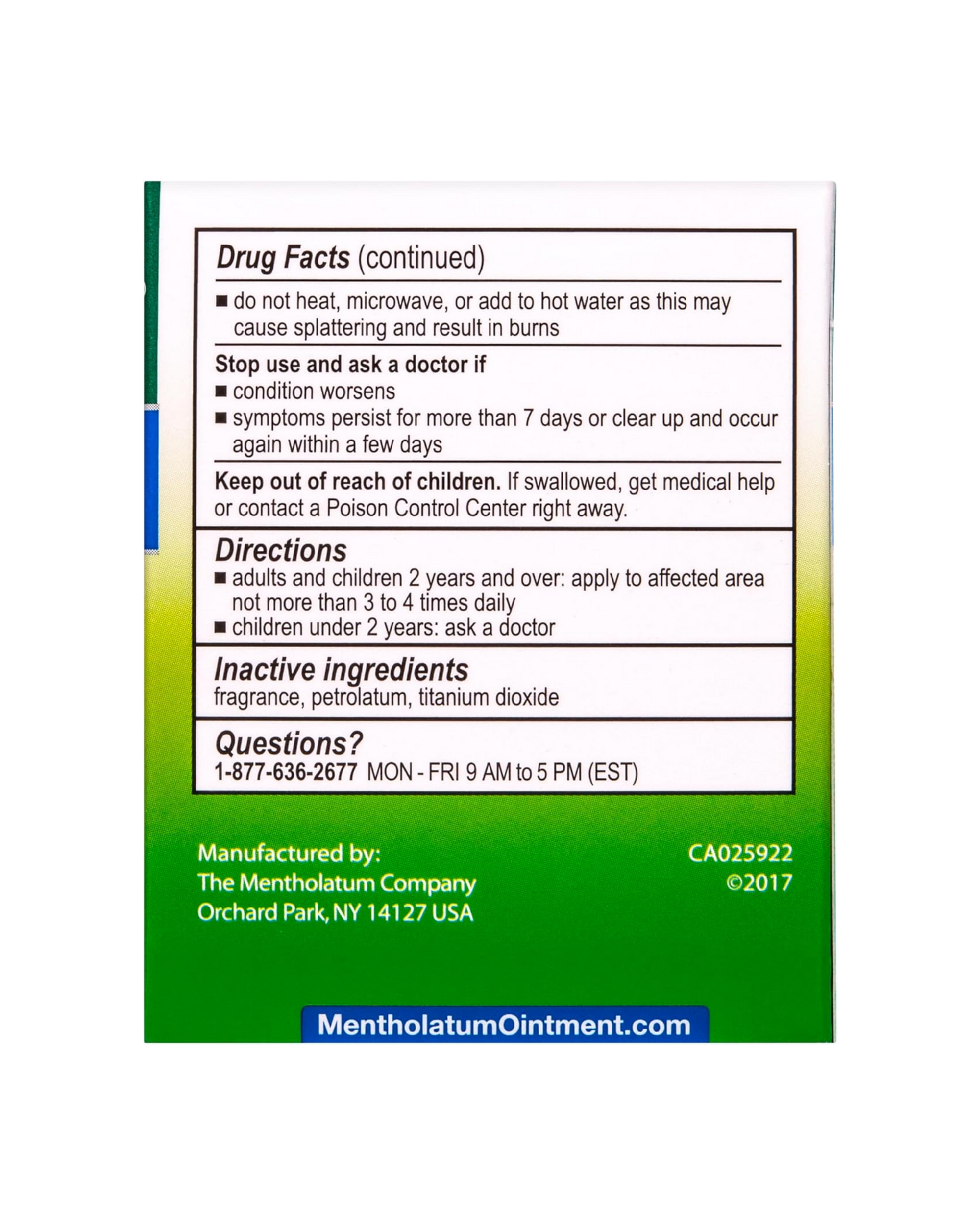 Mentholatum Original Ointment