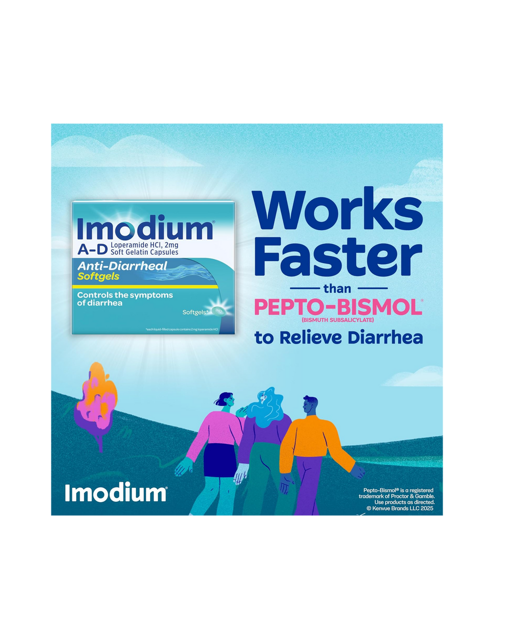Imodium A-D Softgels (24 cápsulas)