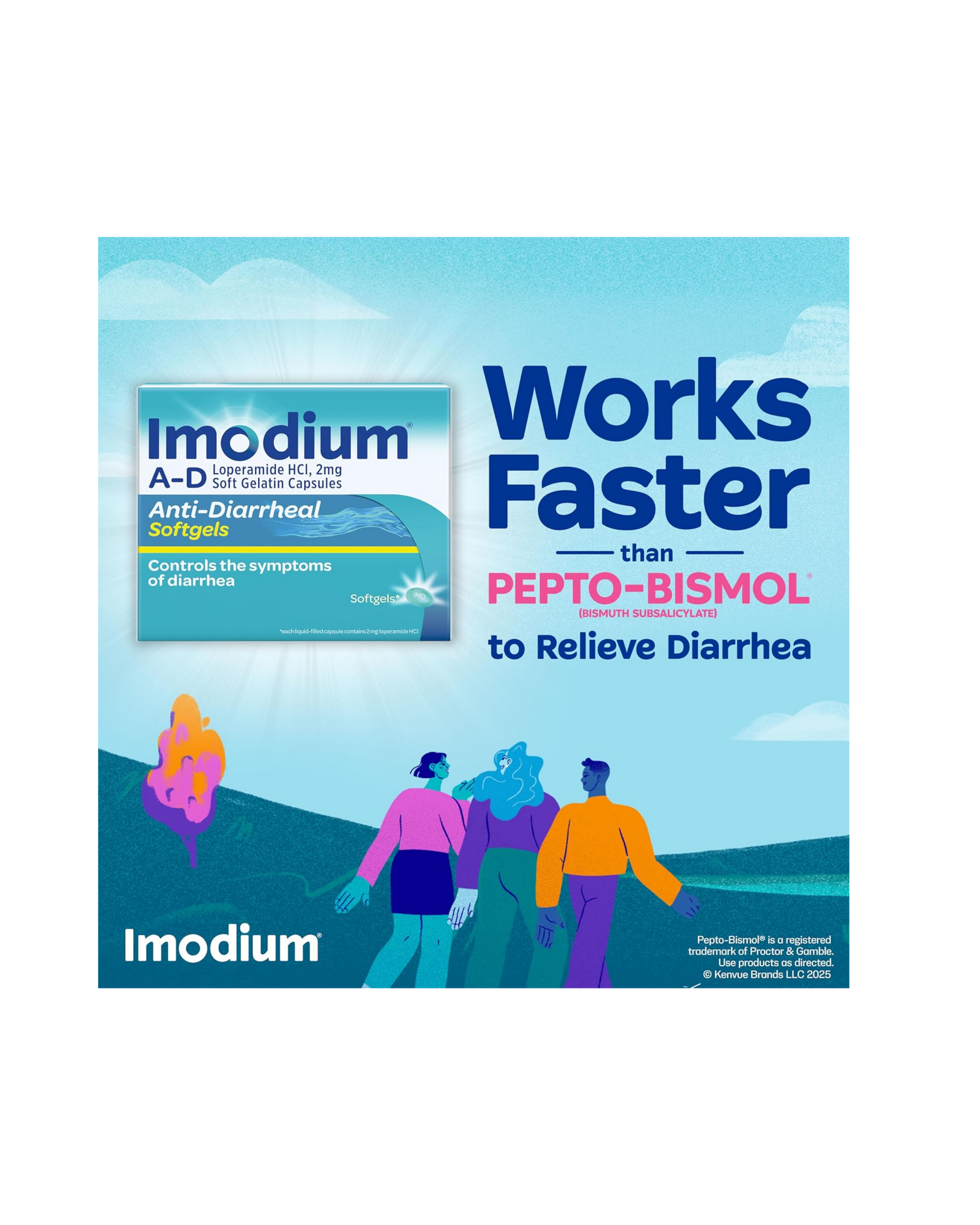 Imodium A-D Softgels (24 cápsulas)