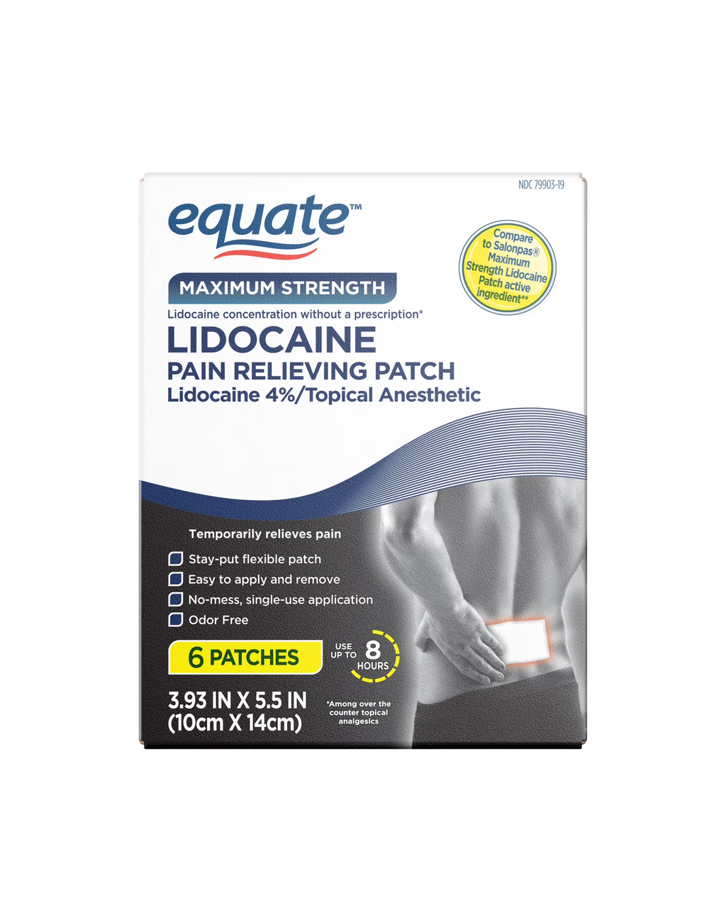 Lidocaine Pain Relieving Patch – Equate