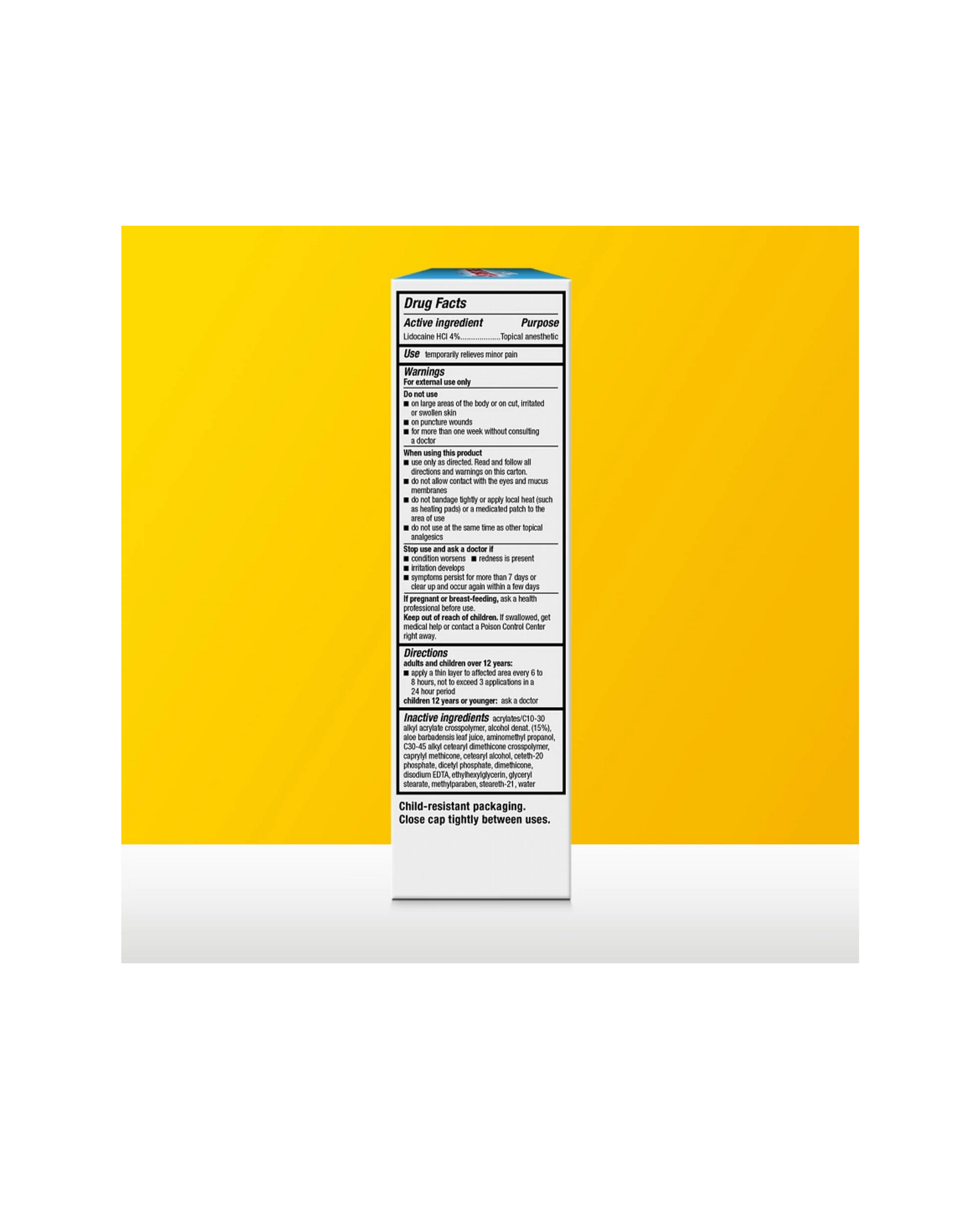 Aspercreme Lidocaine 4% Pain Relief Cream (121 g)
