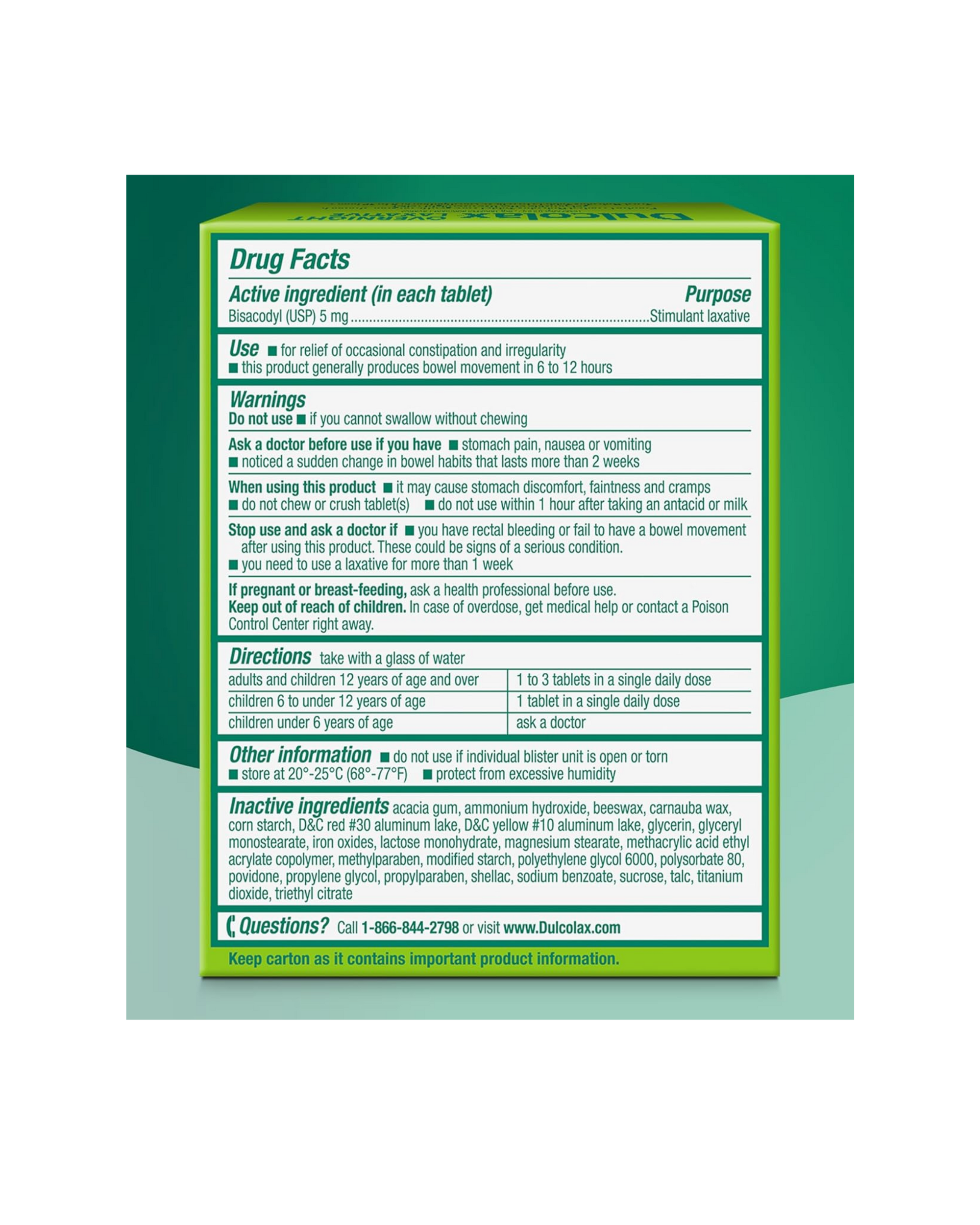 Dulcolax Overnight Laxative