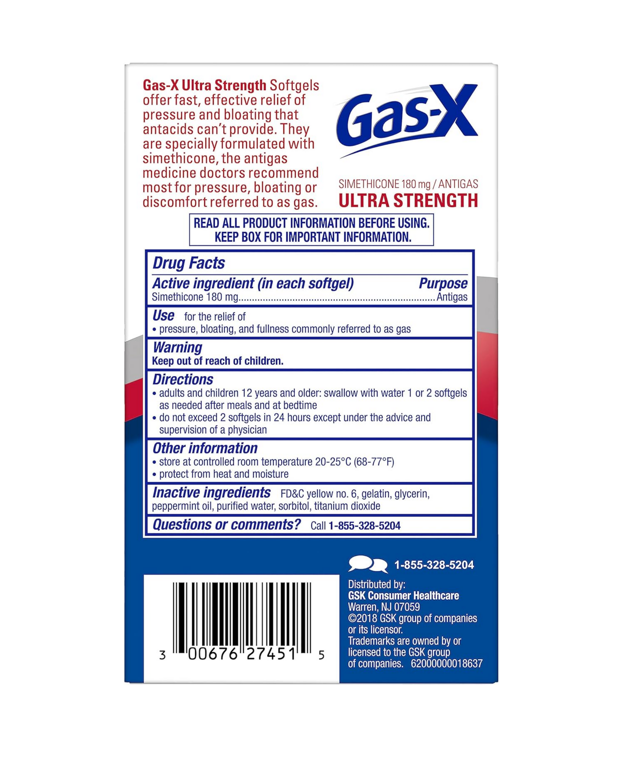 Gas-X Ultra Strength Softgels