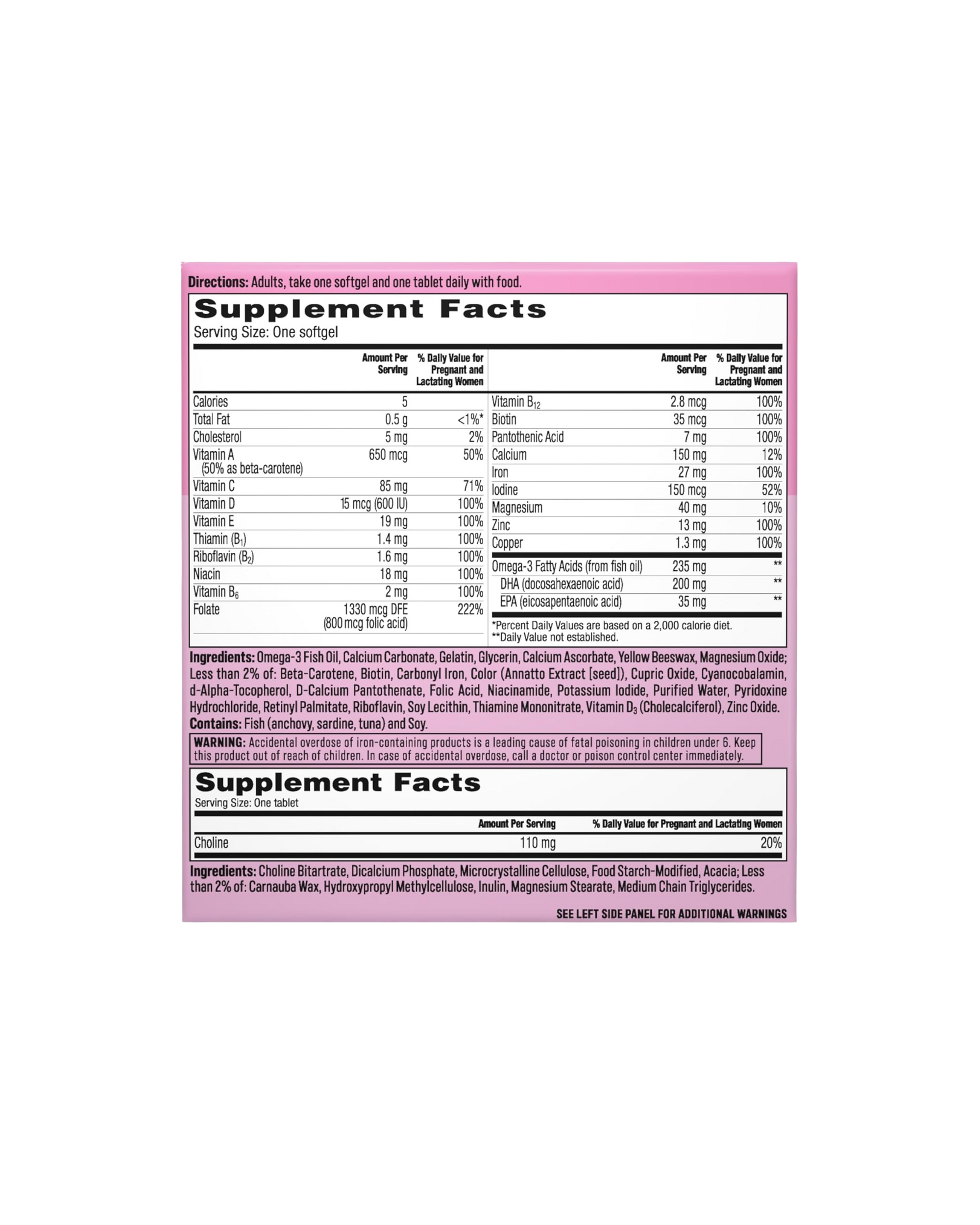 Nature Made Prenatal Multivitamin + DHA