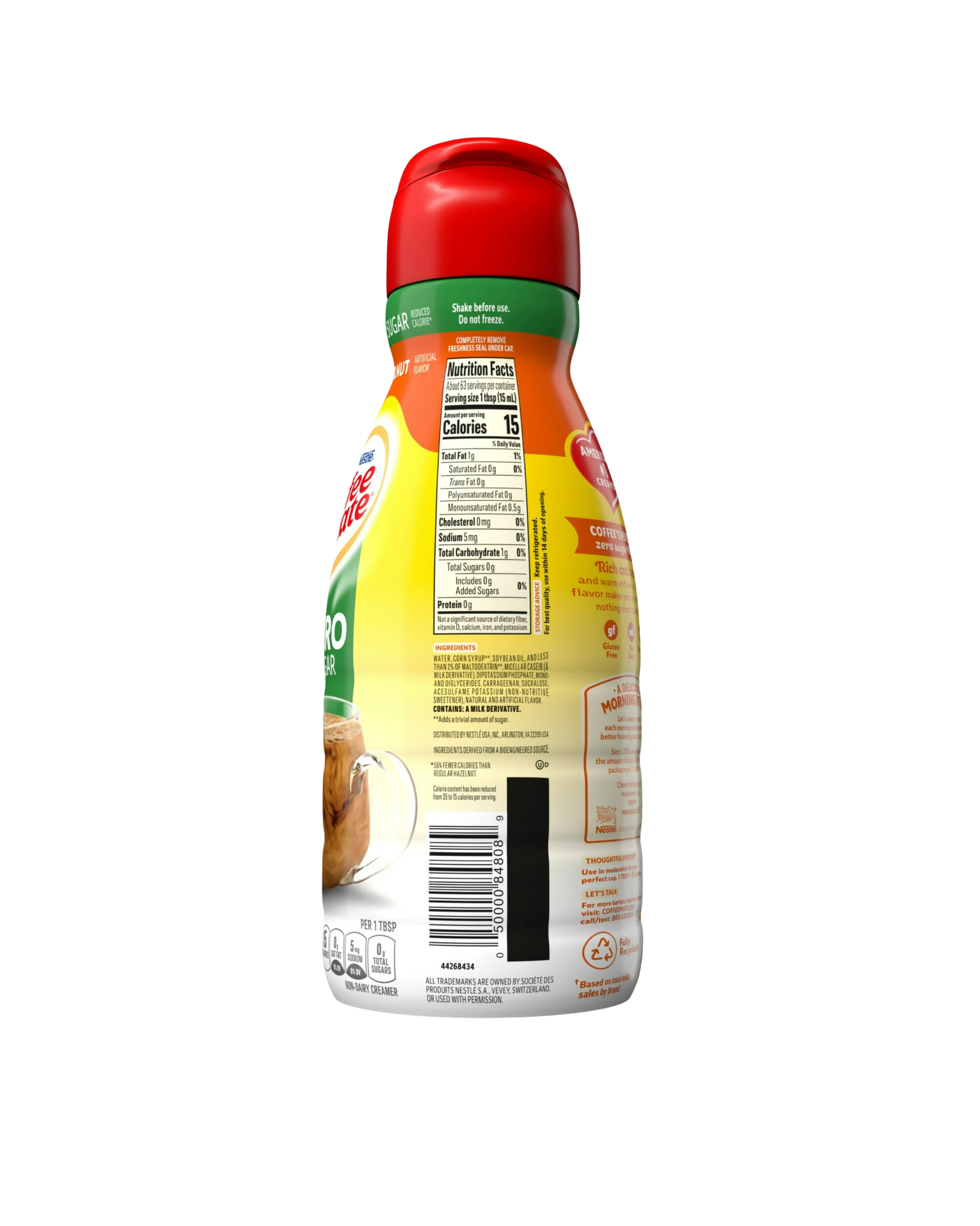 Coffee Mate Zero Sugar Hazelnut – 32 FL OZ