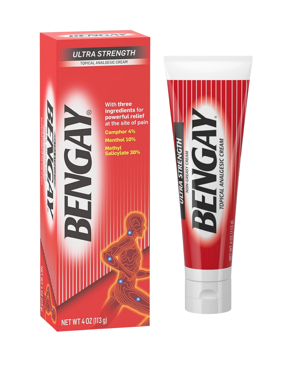 BENGAY Ultra Strength – Crema para Dolor Muscular y Articular | 113 g (Importado)