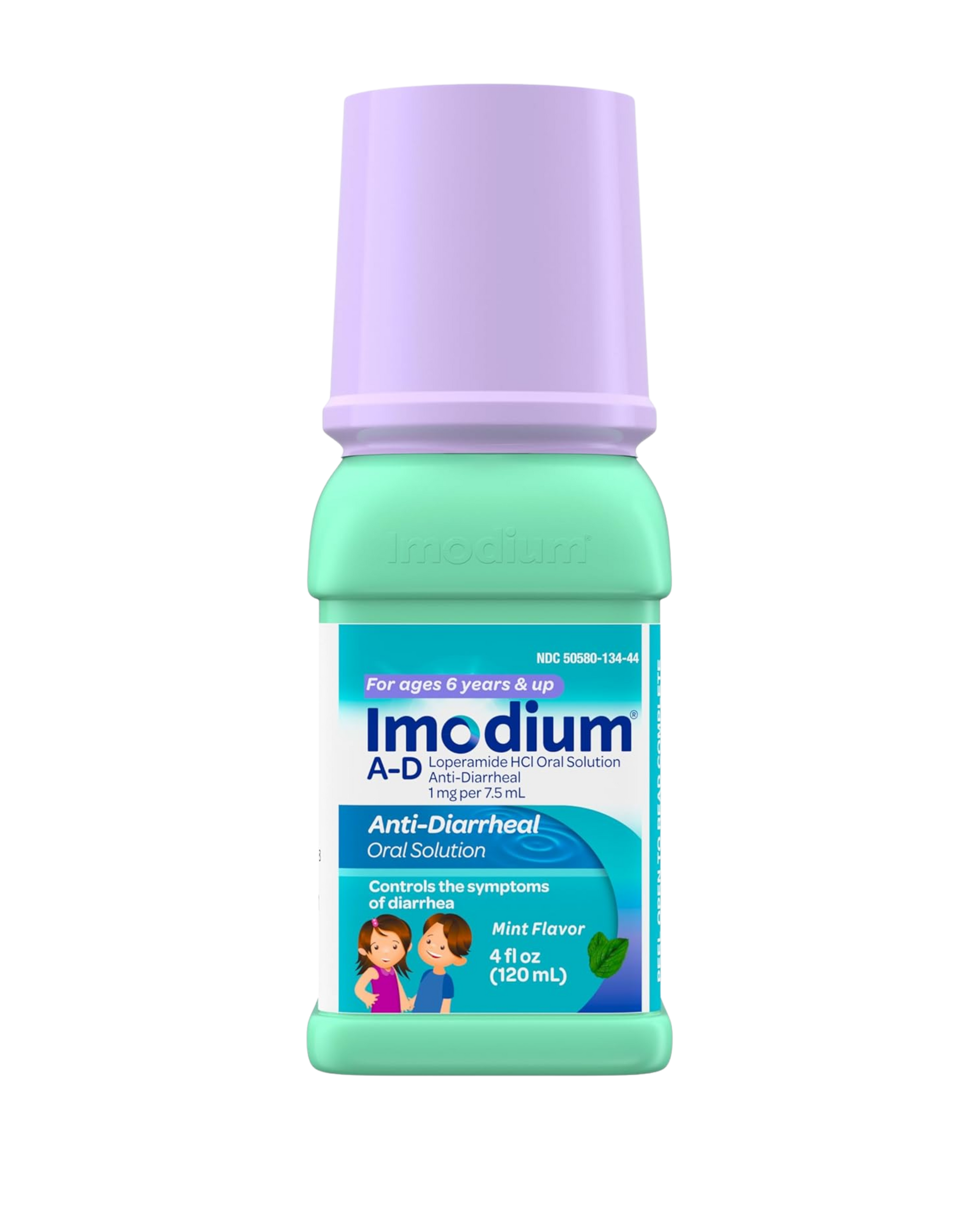 Imodium A-D Infantil Solución Oral 120 ml | Antidiarreico Sabor Menta