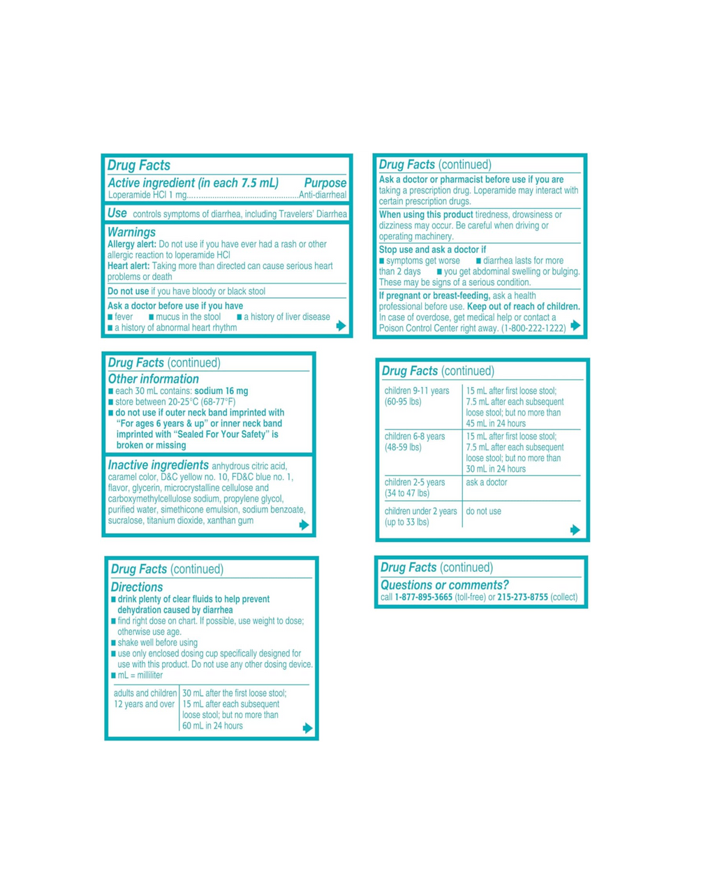 Imodium A-D Infantil Solución Oral 120 ml | Antidiarreico Sabor Menta