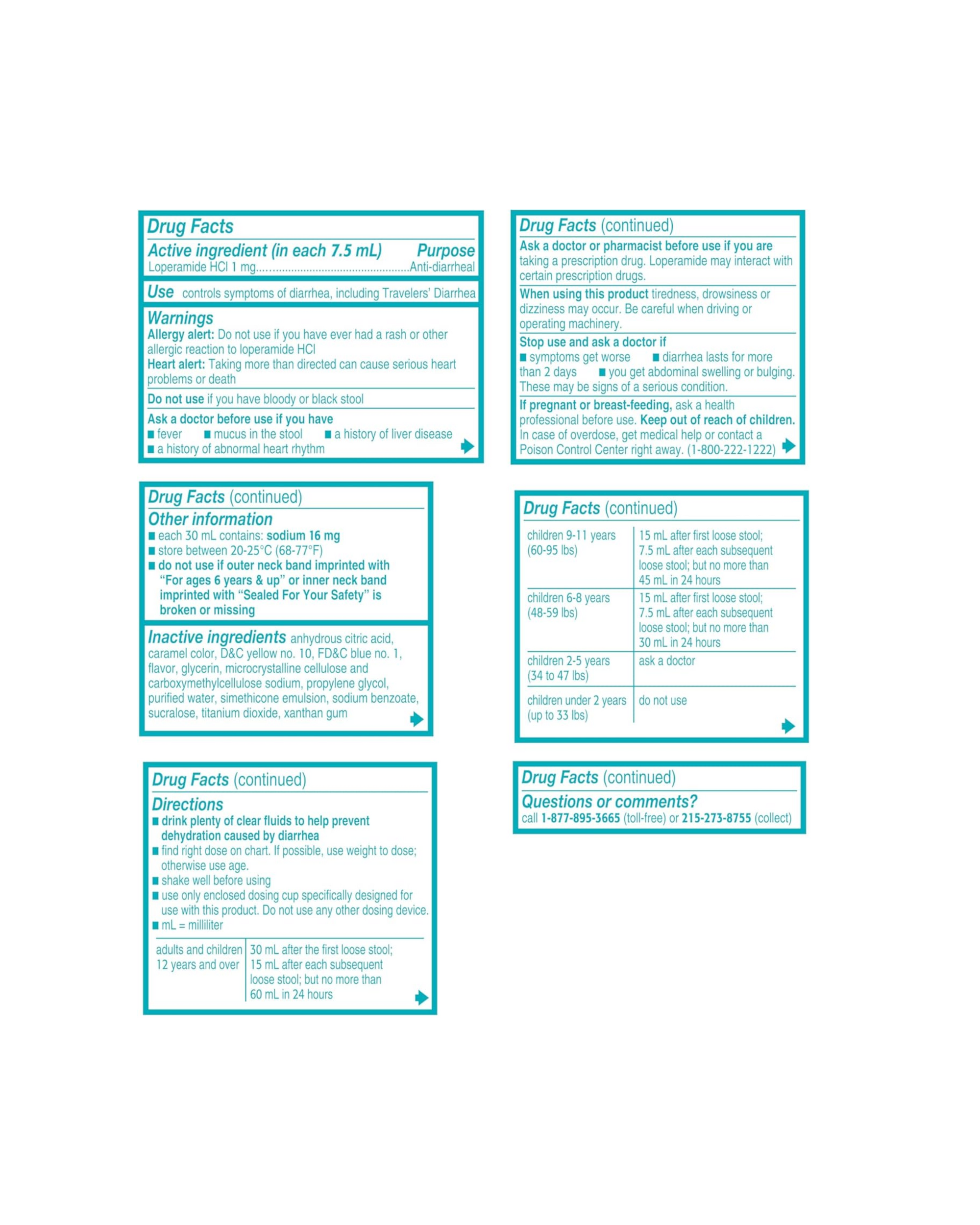 Imodium A-D Infantil Solución Oral 120 ml | Antidiarreico Sabor Menta