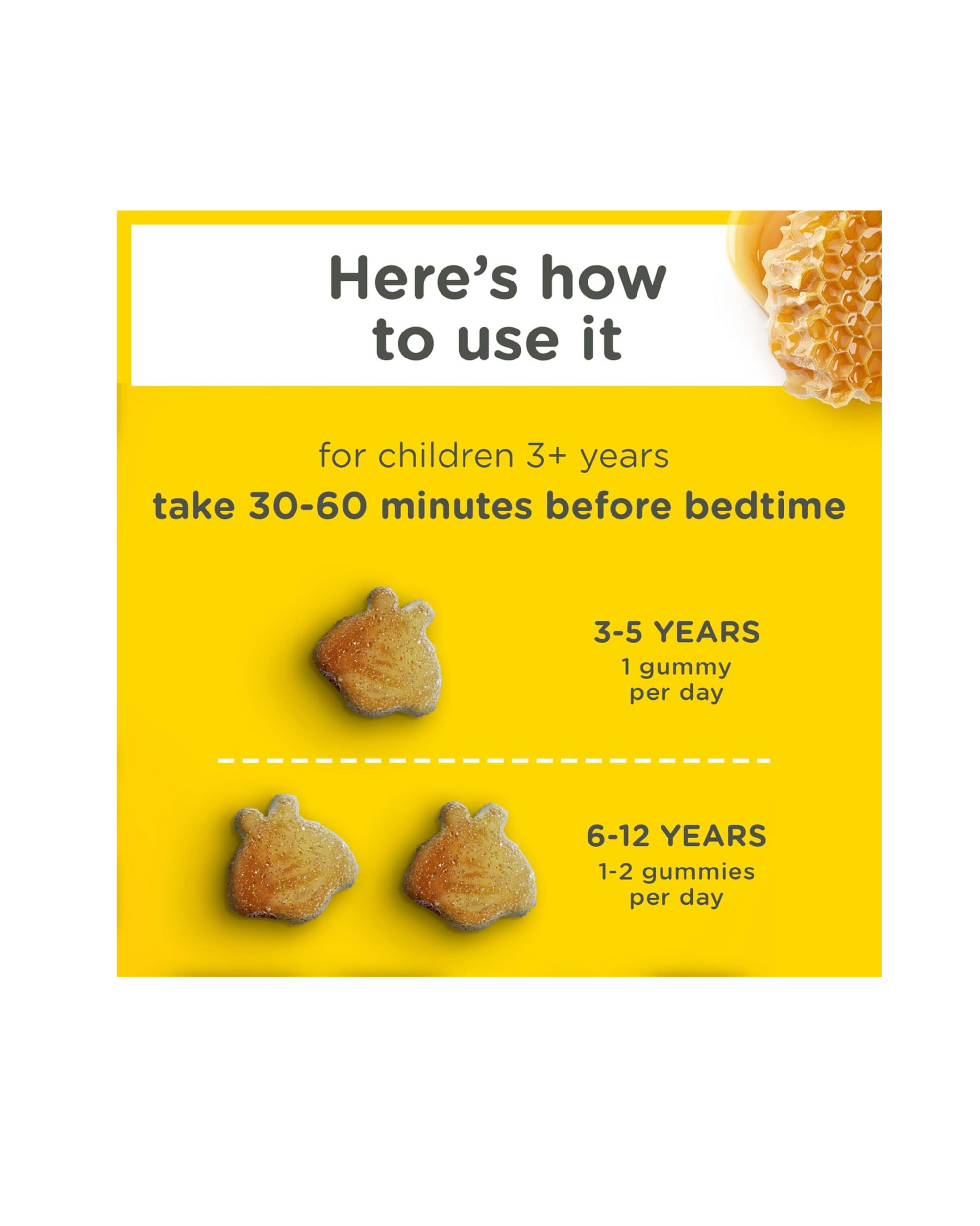 Zarbee’s Sleep Niños | Melatonina 1 mg | 60 Gomitas Sabor Fresa