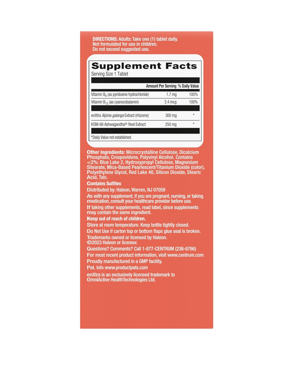 Centrum Menopause Clear Mind & Calm Mood – 30 pzs