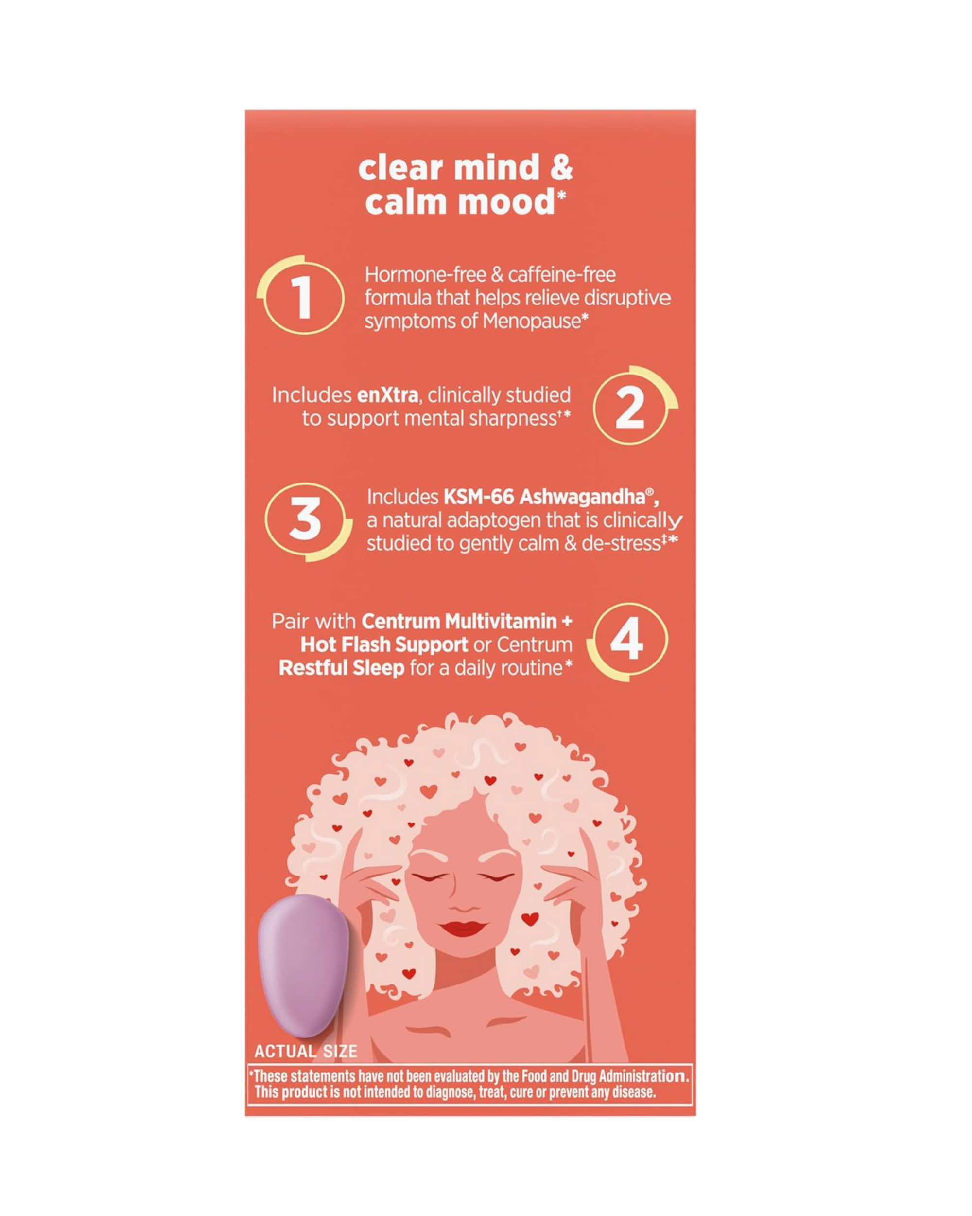 Centrum Menopause Clear Mind & Calm Mood – 30 pzs