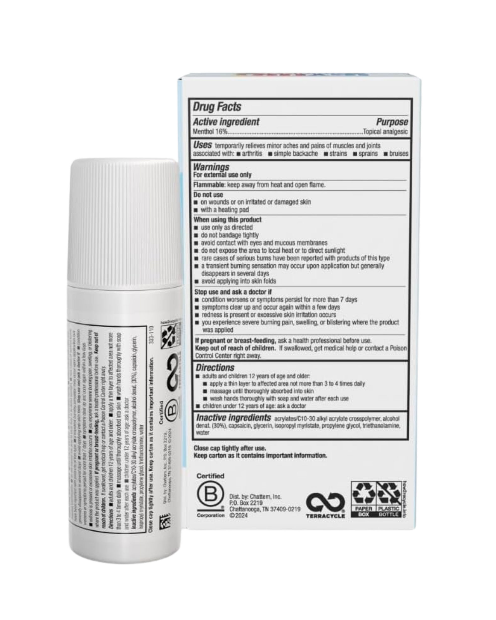 Icy Hot Roll On ORIGINAL 73ml