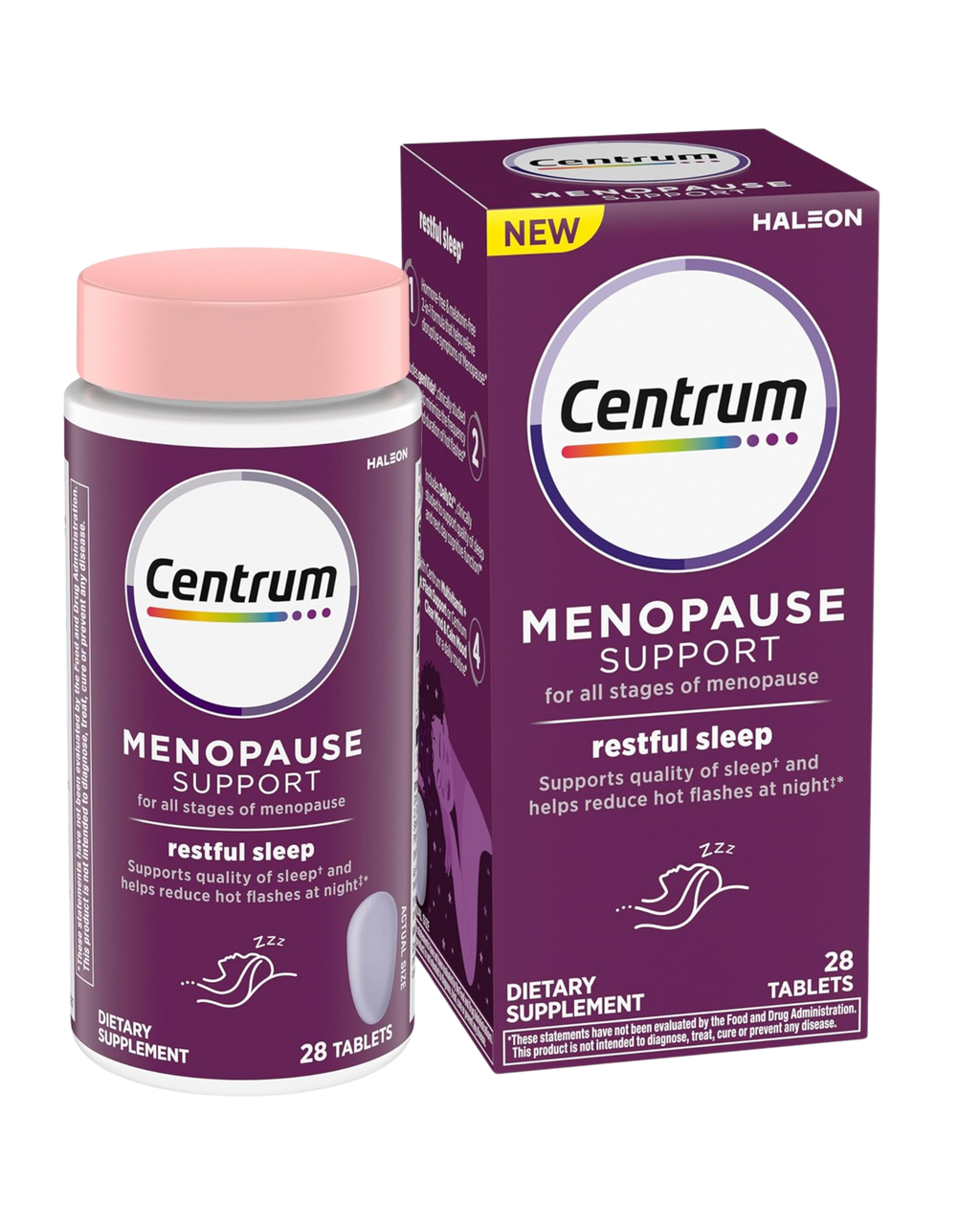 Centrum Menopause Support – Restful Sleep | 28 Tabletas (Importado)
