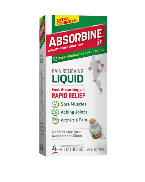 Absorbine Jr. Extra Strength – Alivio Rápido para Dolores Musculares | 118 ml (Importado)